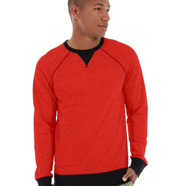 Grayson Crewneck Sweatshirt -M-Red