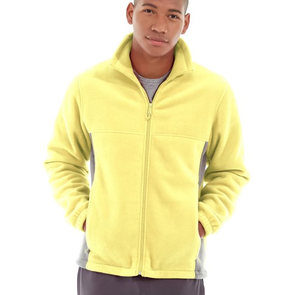 Orion Two-Tone Fitted Jacket-L-Yellow