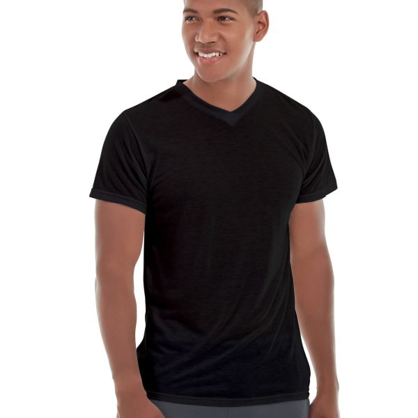 Ryker LumaTech™ Tee (V-neck)-L-Black