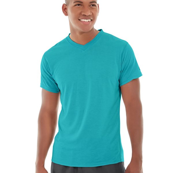 Ryker LumaTech™ Tee (V-neck)-L-Blue