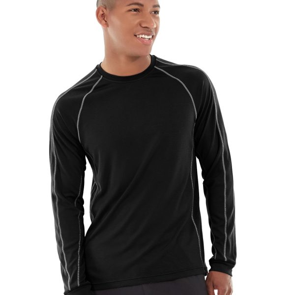 Deion Long-Sleeve EverCool™ Tee-L-Black