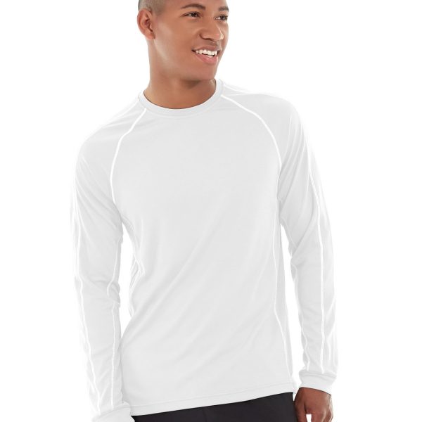 Deion Long-Sleeve EverCool™ Tee-L-White