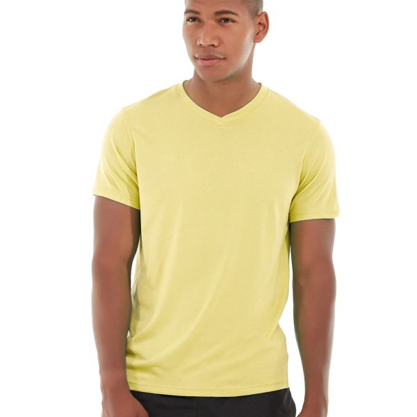 Atomic Endurance Running Tee (V-neck)-L-Yellow