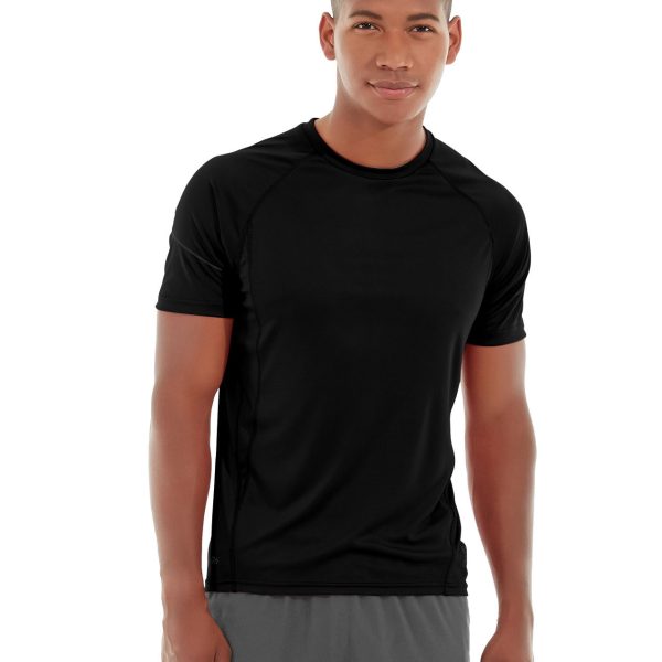 Atomic Endurance Running Tee (Crew-Neck)-L-Black