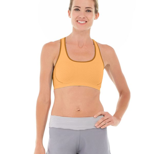 Erica Evercool Sports Bra-L-Orange