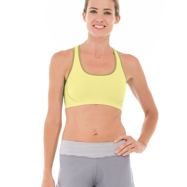 Erica Evercool Sports Bra-L-Yellow