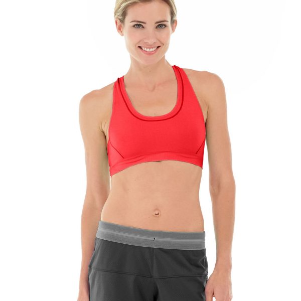 Celeste Sports Bra-L-Red