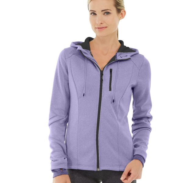 Phoebe Zipper Sweatshirt-L-Purple