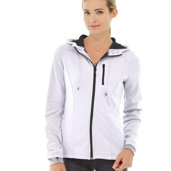 Phoebe Zipper Sweatshirt-L-White