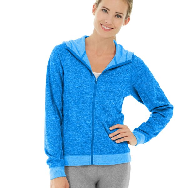 Helena Hooded Fleece-L-Blue