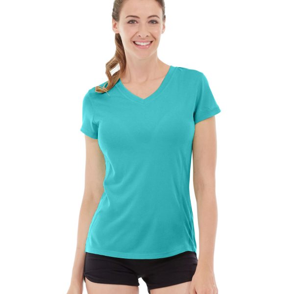 Gabrielle Micro Sleeve Top-L-Blue