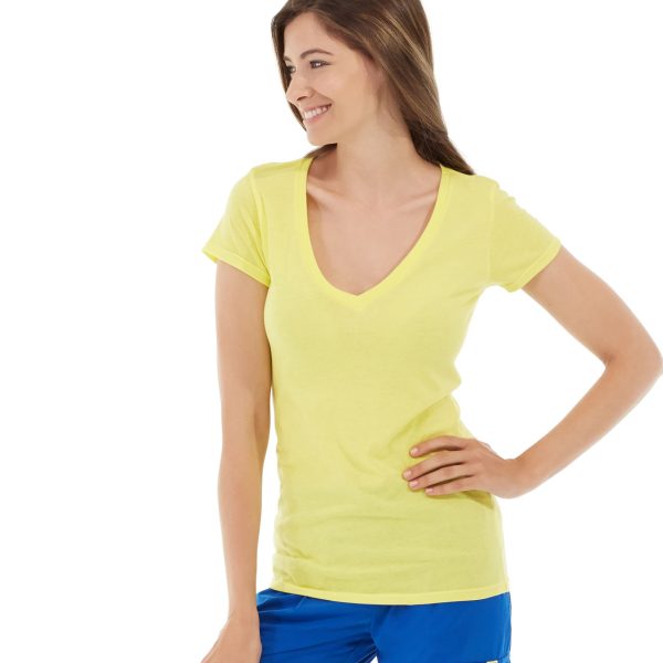Diva Gym Tee-S-Yellow